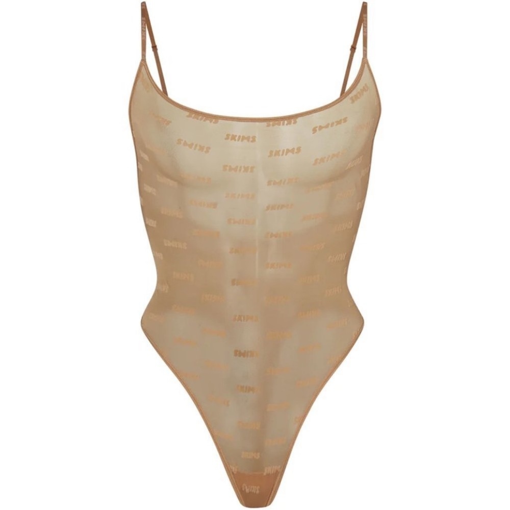 NTW SKIMS Beige Sienna After Hours Bodysuit